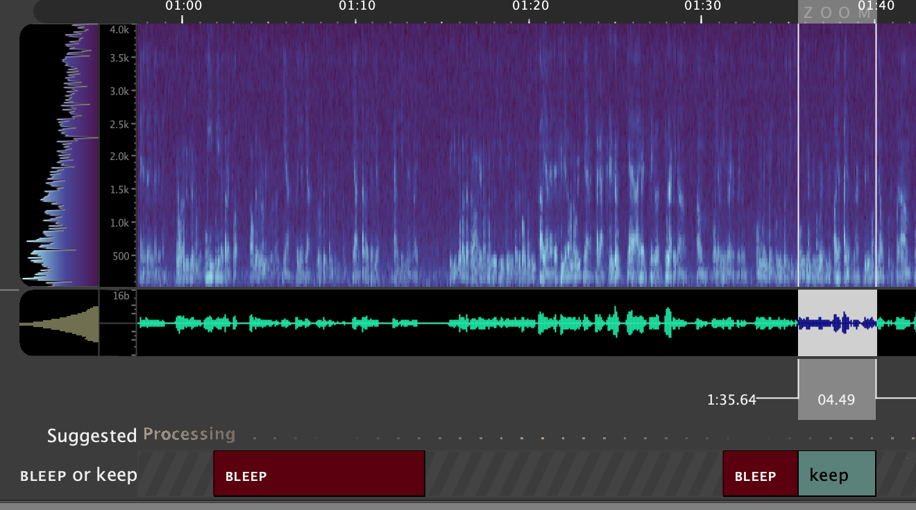 Select more audio