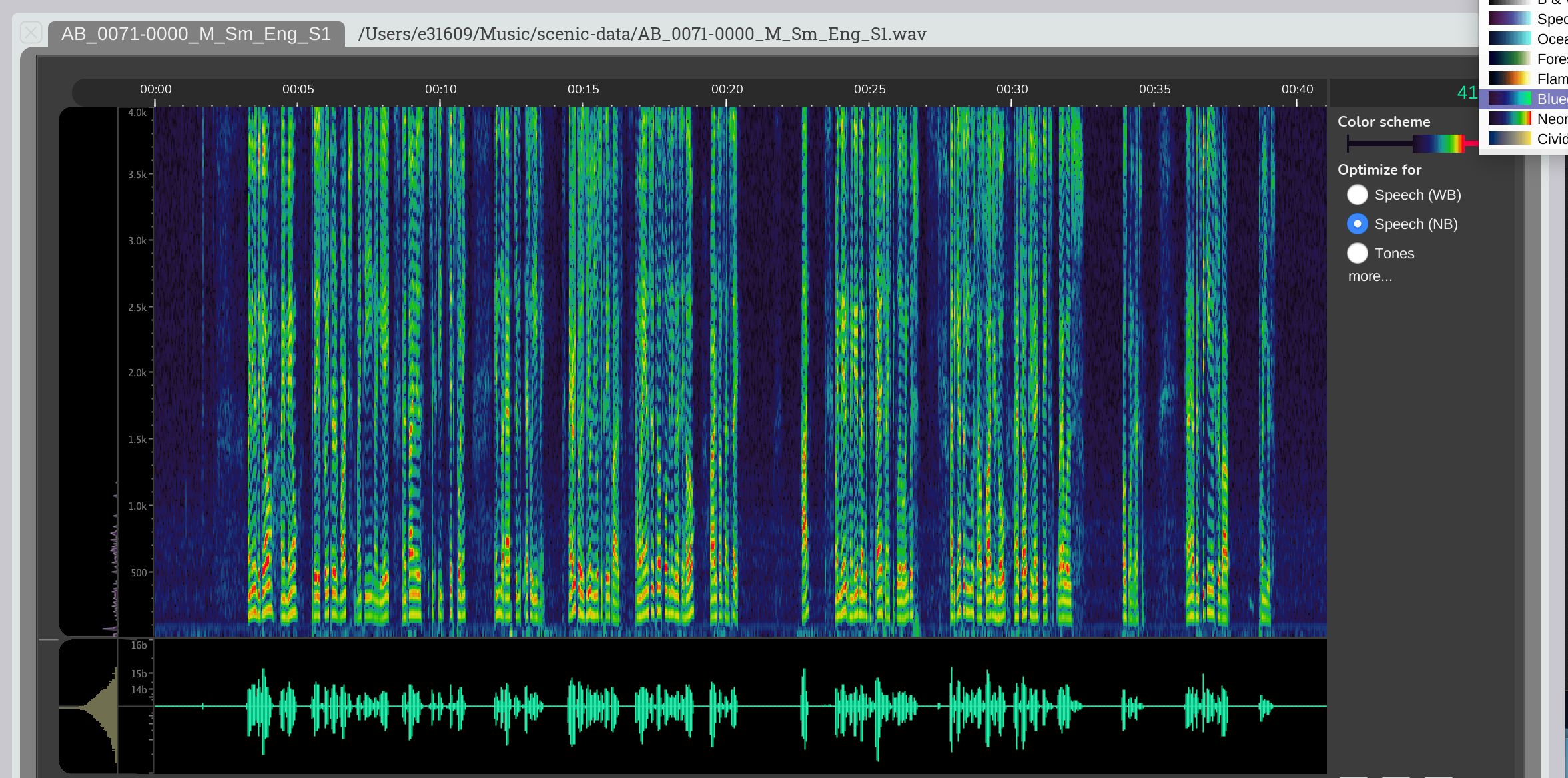 Spectogram 1