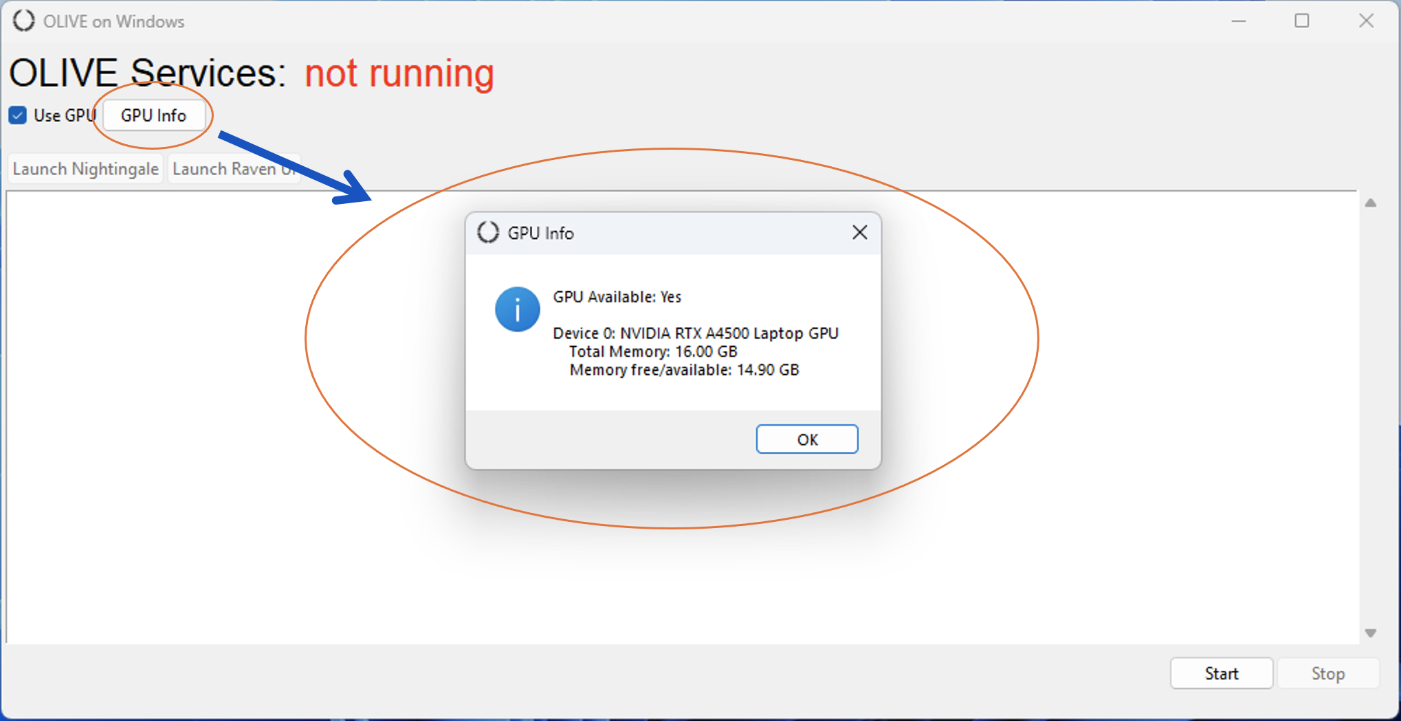 Windows Launcher GPU Info