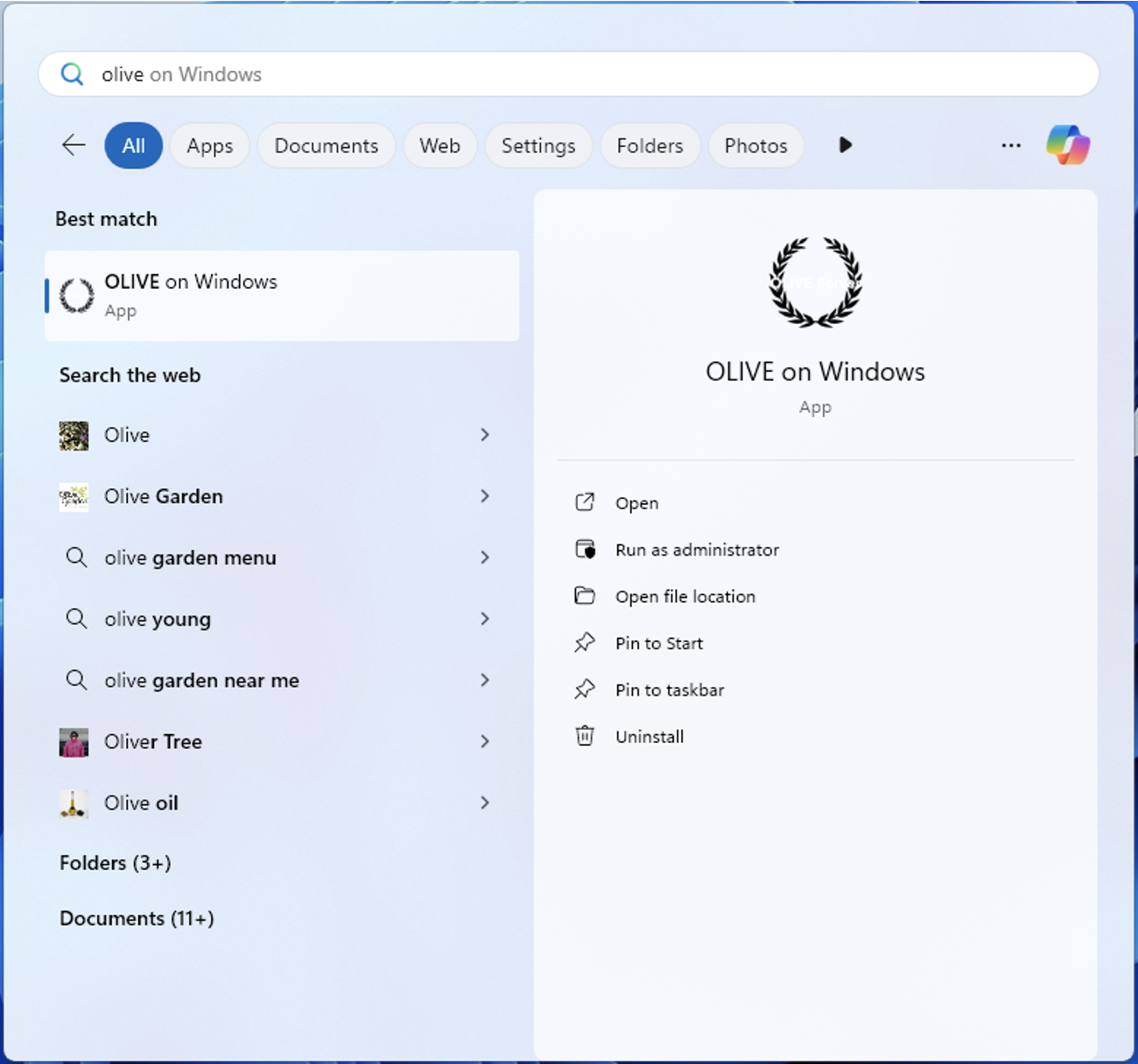 Windows Start Menu