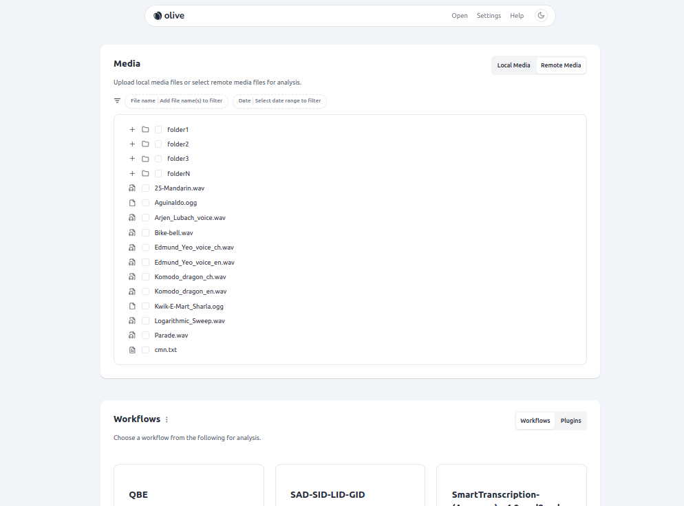 Remote Media Closed Folders