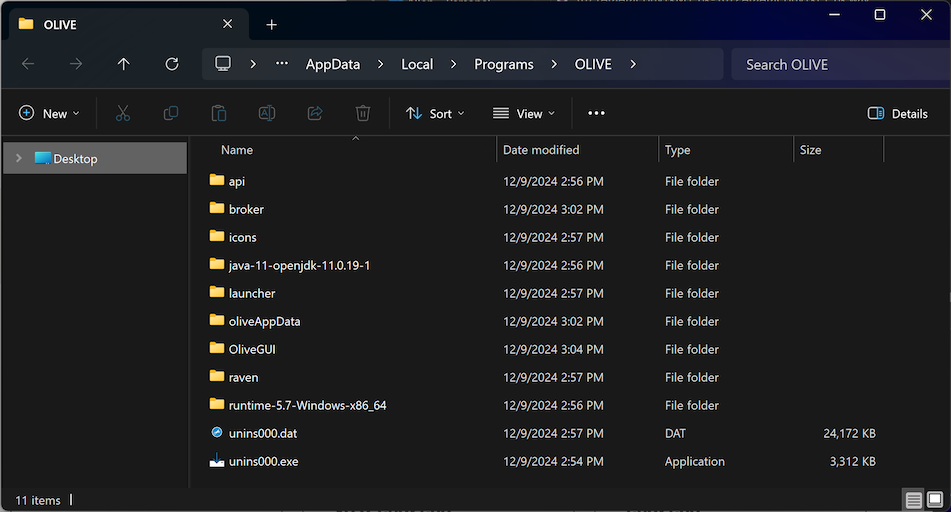 Windows Installer - Post Install Contents