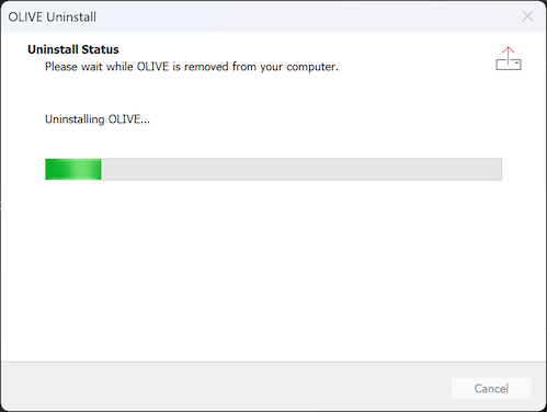 Windows Uninstall - In Progress