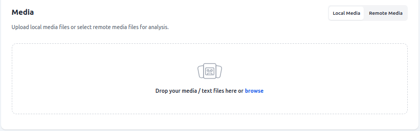 Add Media File Box